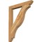 Ekena Millwork Funston Slat Rough Sawn Bracket, Western Red Cedar, 4"W x 36"D x 44"H BKT04X36X44FST06RWR - alternate 1